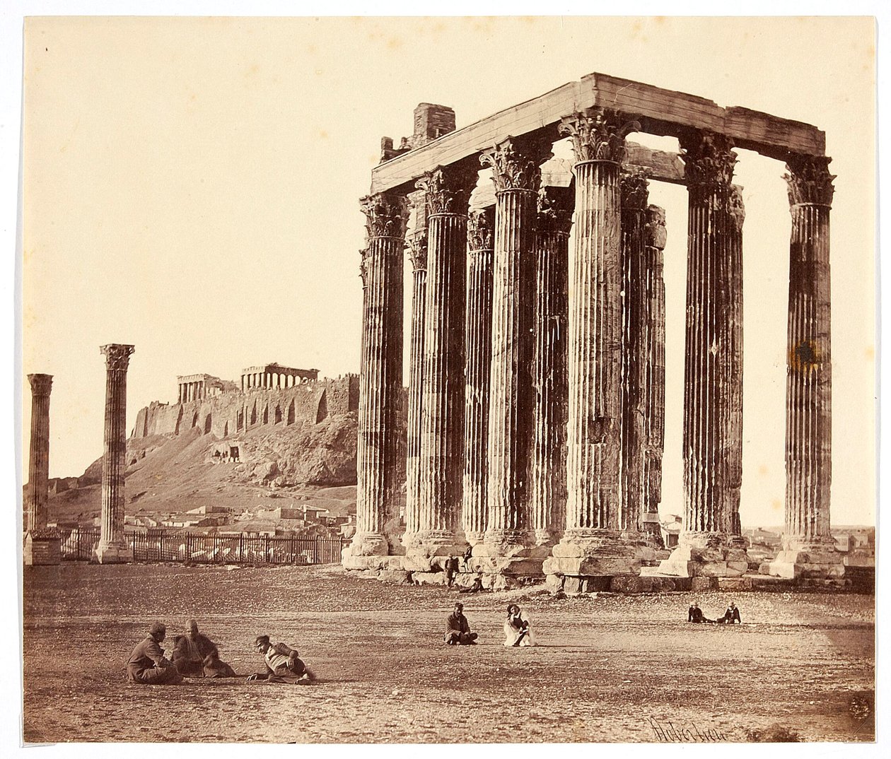 Tempel des Jupiter Olympius von James Robertson