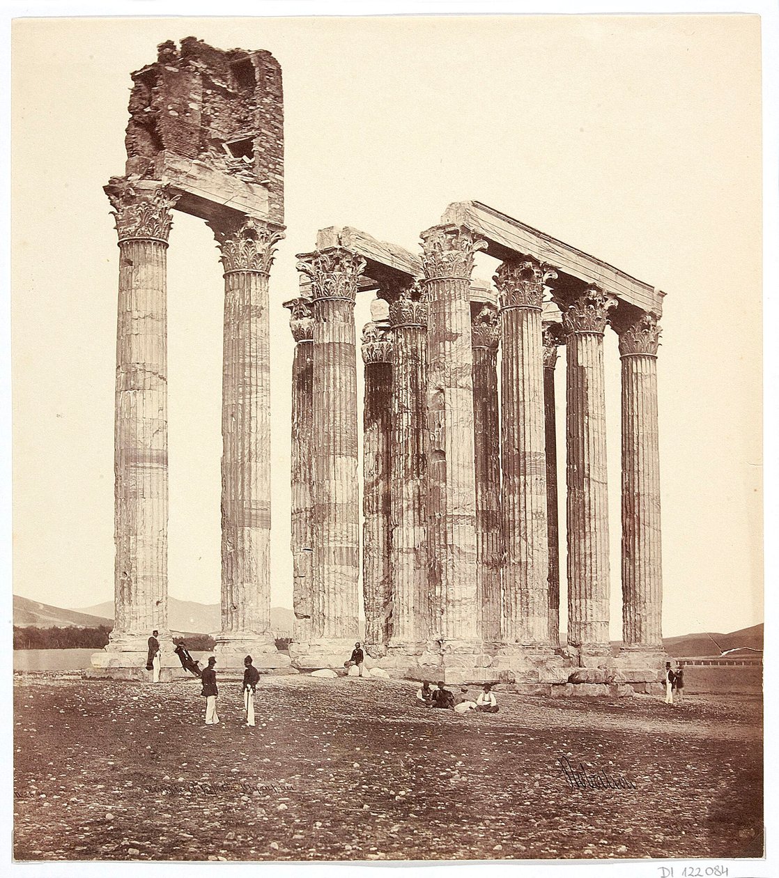 Tempel des olympischen Zeus, Athen von James Robertson