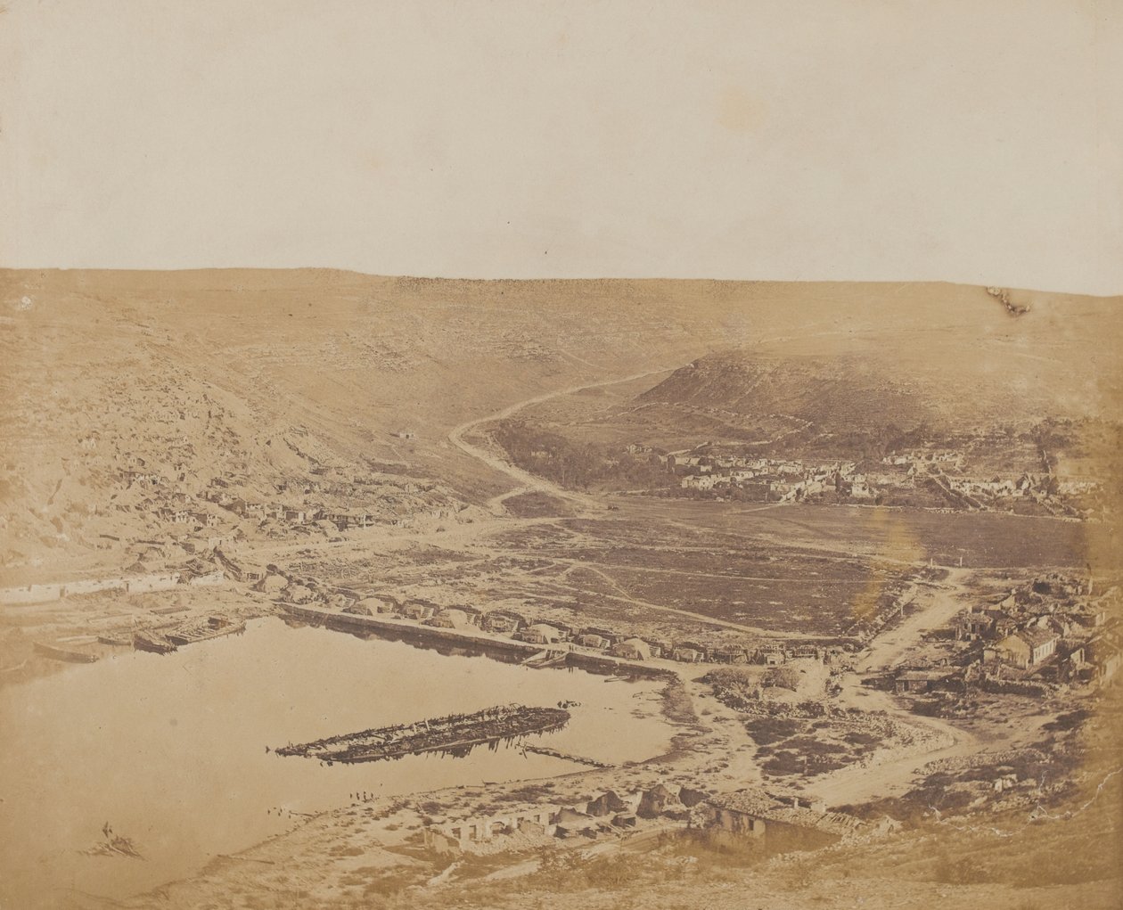 Die Woronzoff-Straße von Sewastopol, 1855 von James Robertson