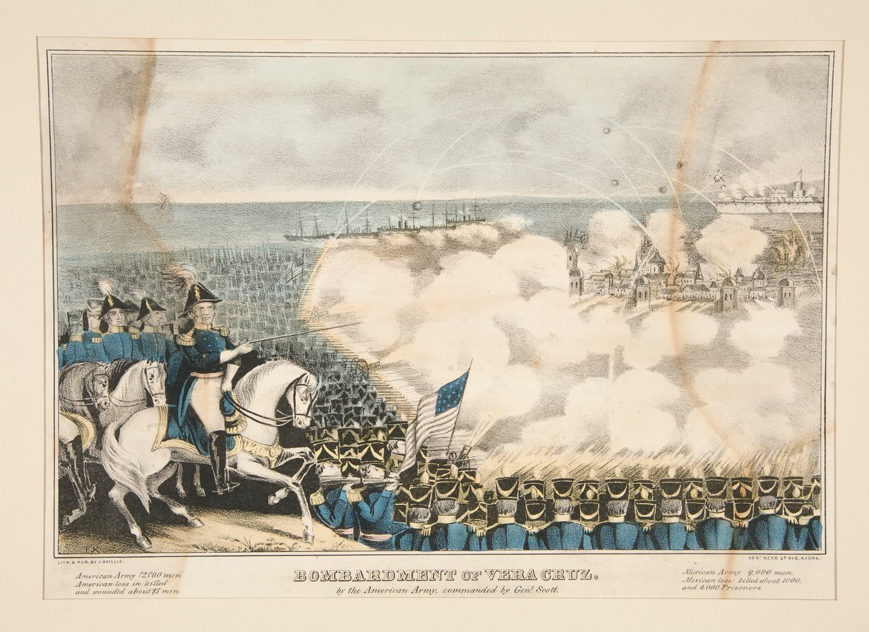 Bombardierung von Vera Cruz von James S. Baillie