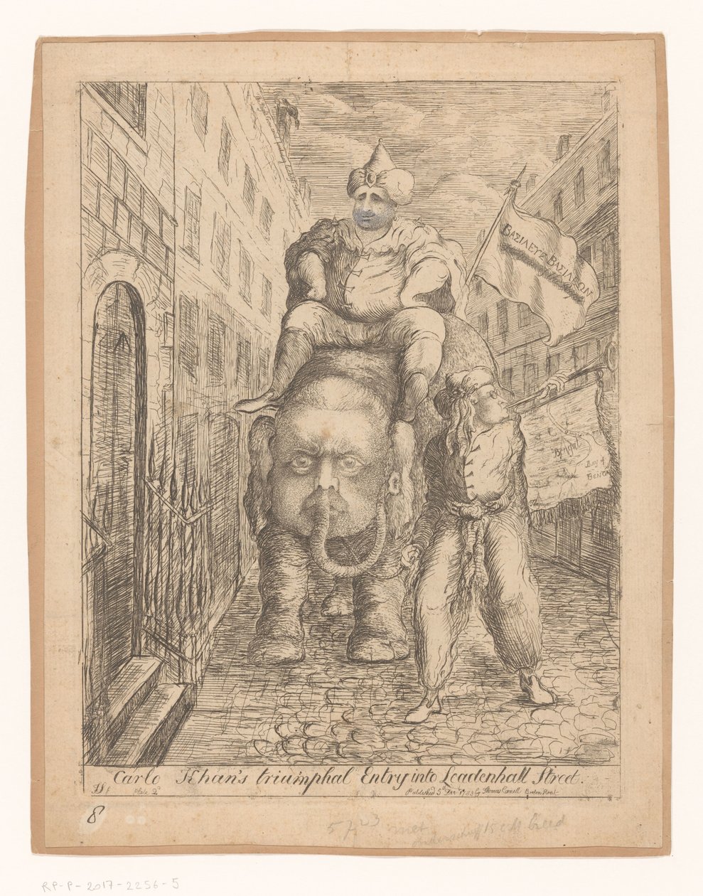 Karikatur von Charles Fox von James Sayers