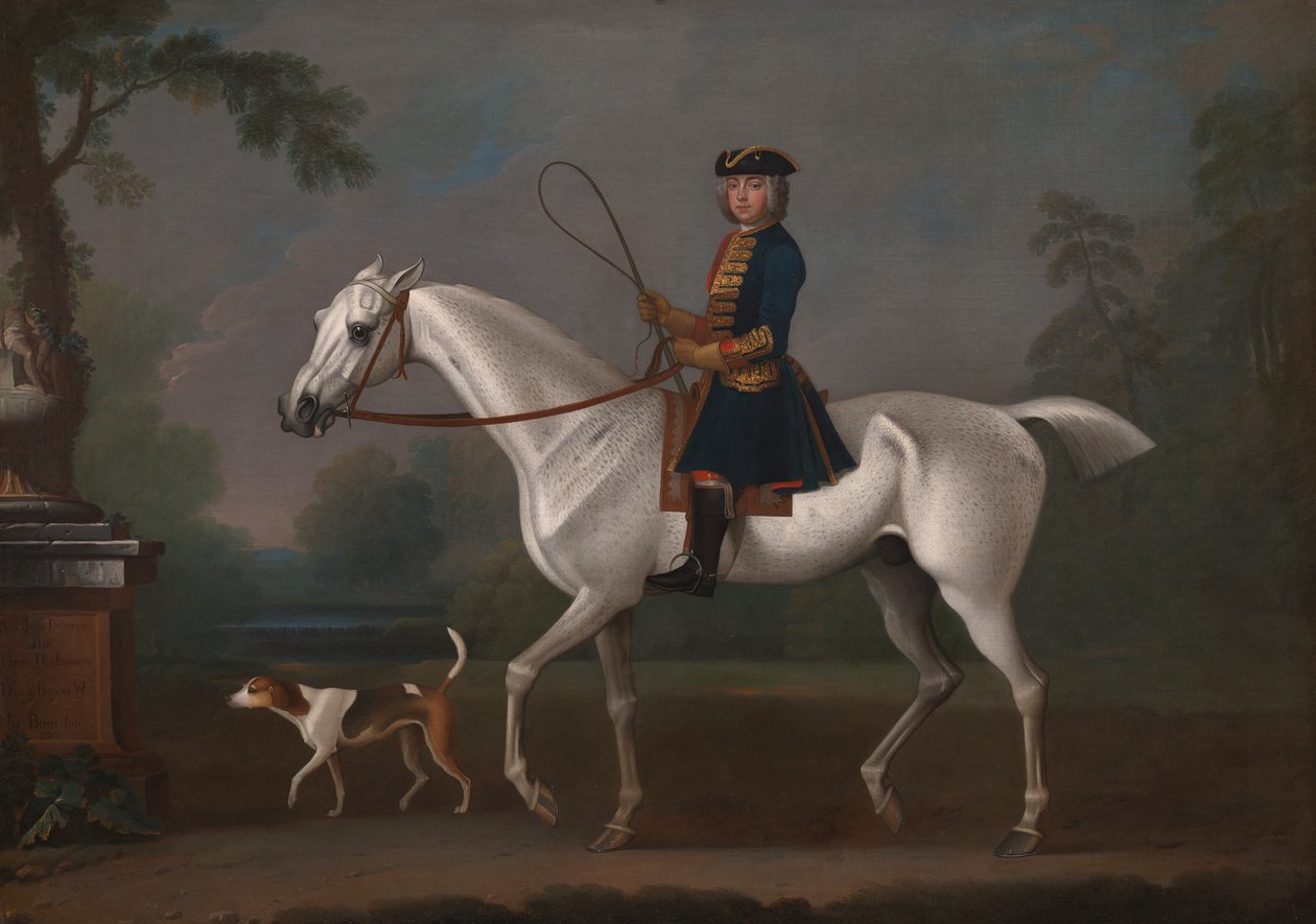 Sir Roger Burgoyne reitet "Badger" von James Seymour