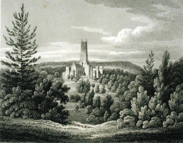 Fonthill Abbey vom Leuchtturm von James Storer