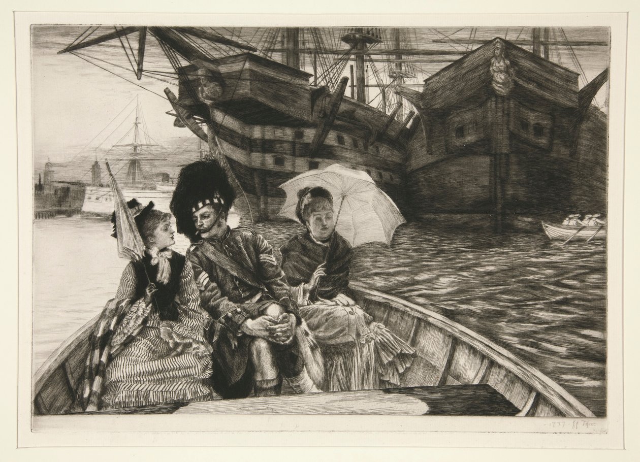 Zwischen den beiden schwankt mein Herz von James Tissot