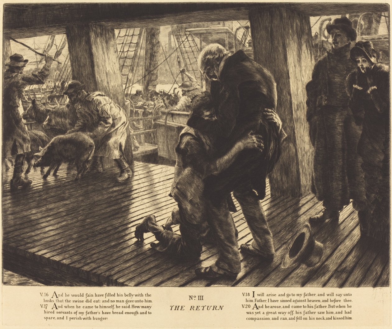 Die Rückkehr, 1882 von James Tissot