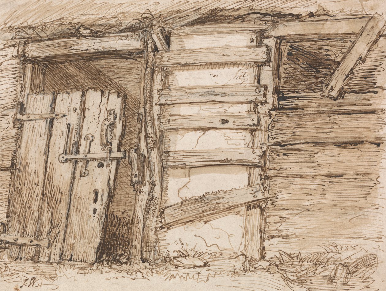 Eine Nebengebäudewand von James Ward
