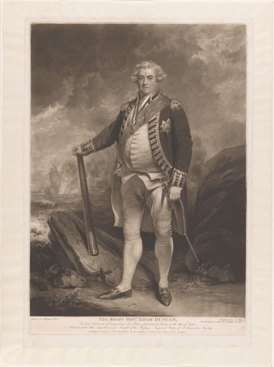 Porträt von Adam Duncan von James Ward
