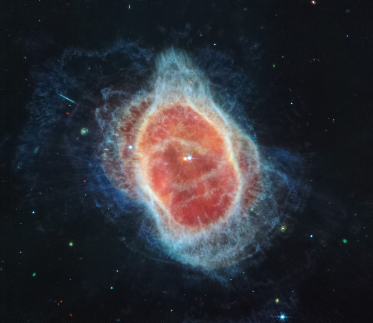 Südlicher Ringnebel von James Webb Space Telescope (NASA)