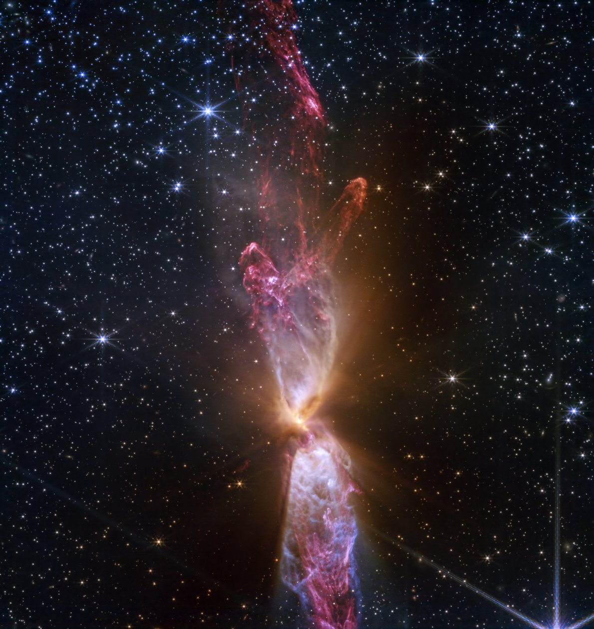 Erstaunliche Details im aktiv entstehenden Sternensystem von James Webb Space Telescope (NASA)