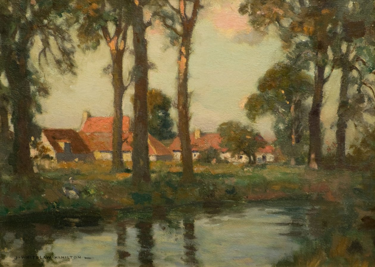 Warme rote Dächer von James Whitelaw Hamilton