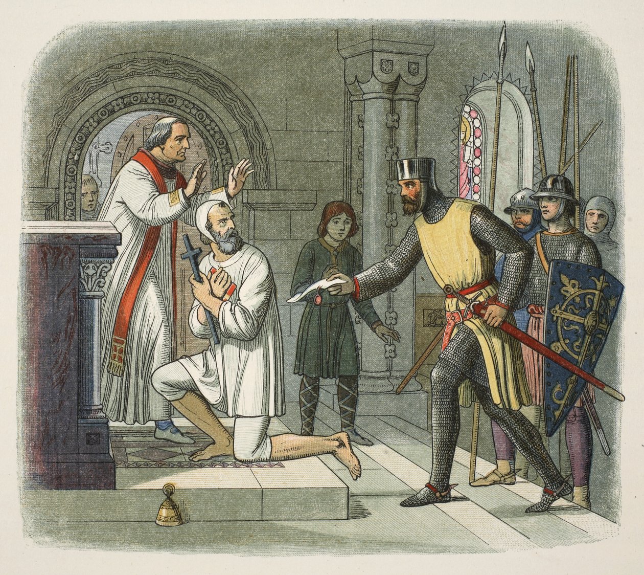 Hubert aus dem Heiligtum in Boisars geholt, 1232, aus 