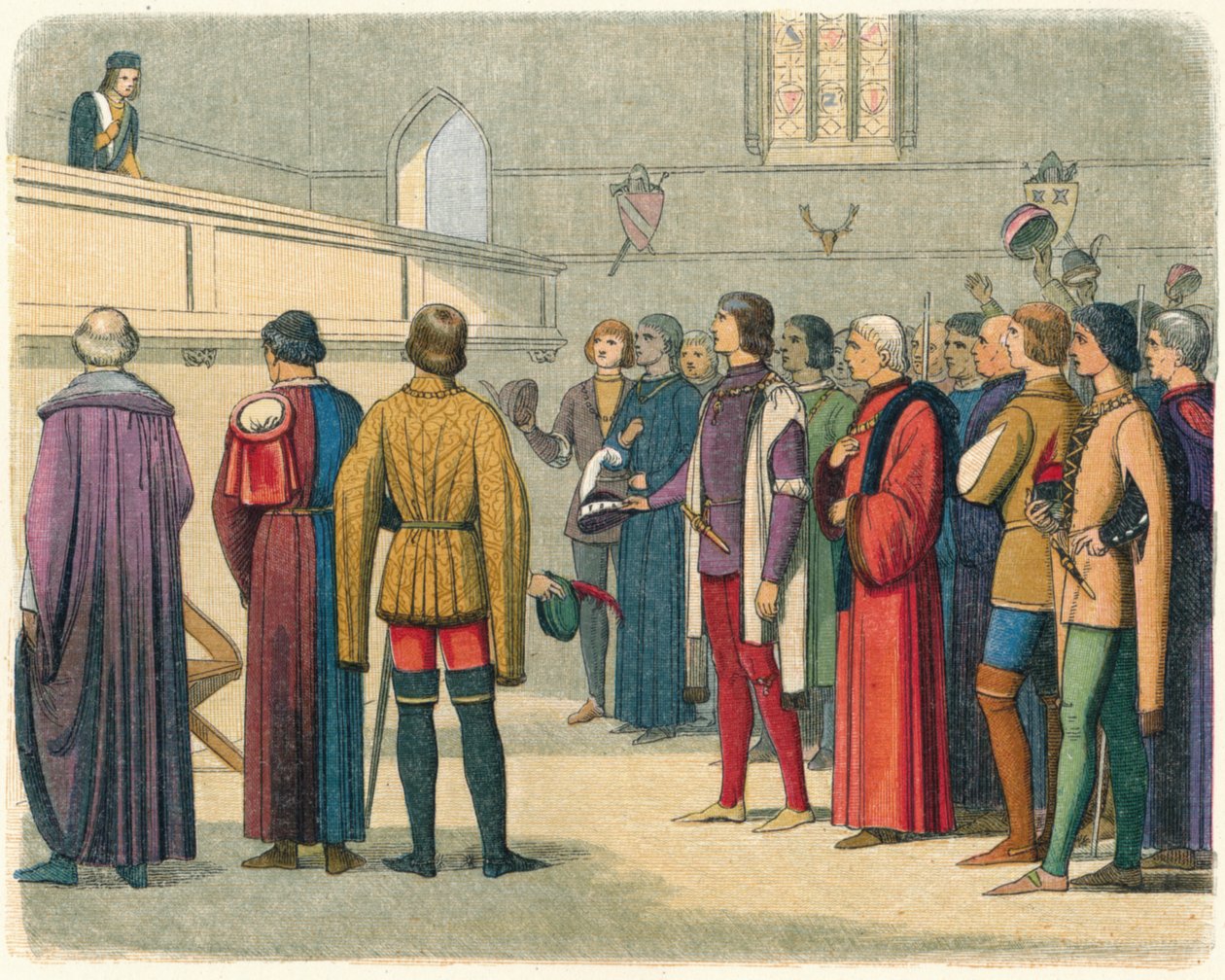 Richard eingeladen, die Krone zu übernehmen, 1483 von James William Edmund Doyle