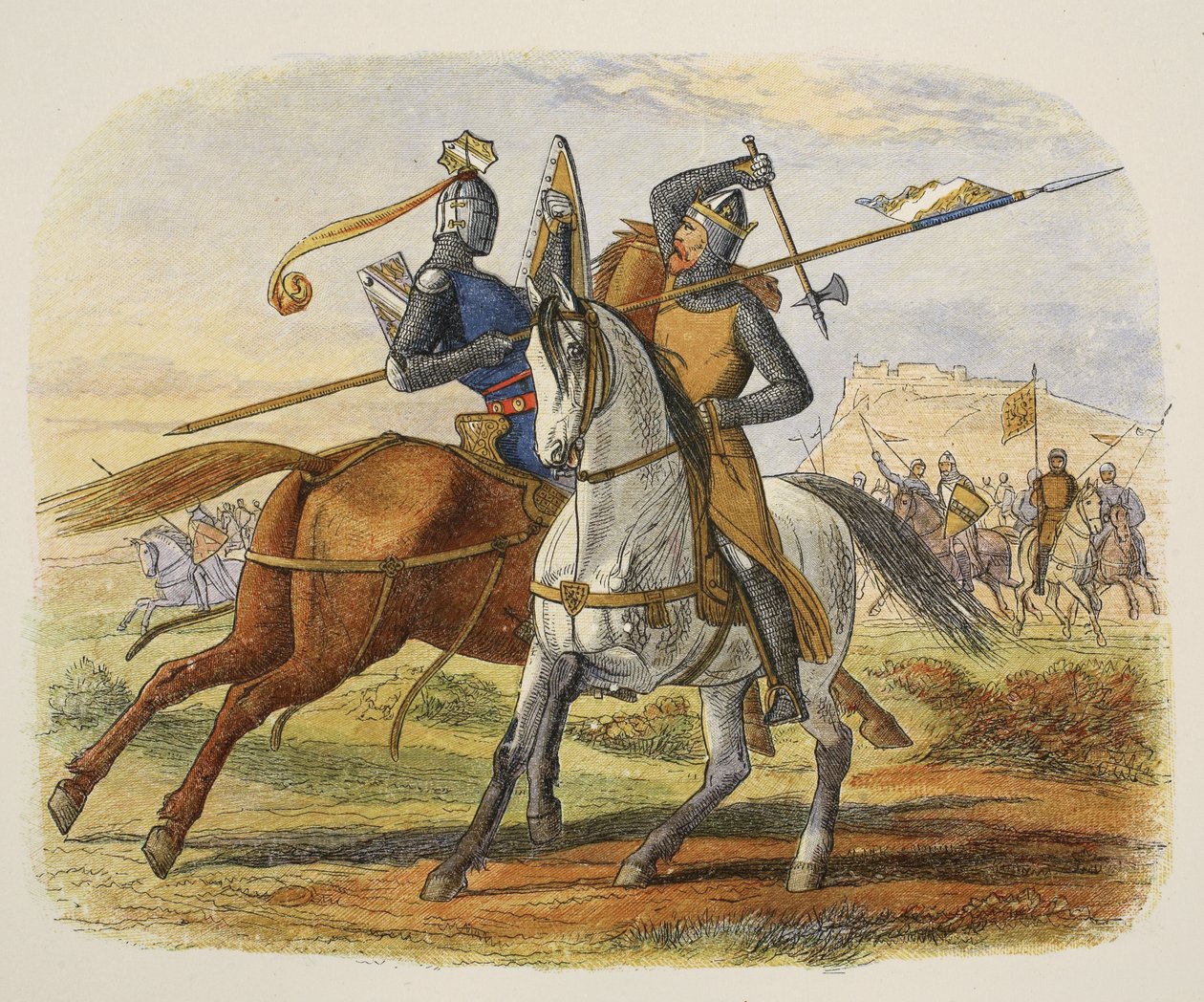 Sir Robert Bruce tötet Sir Henry Bohun, aus 