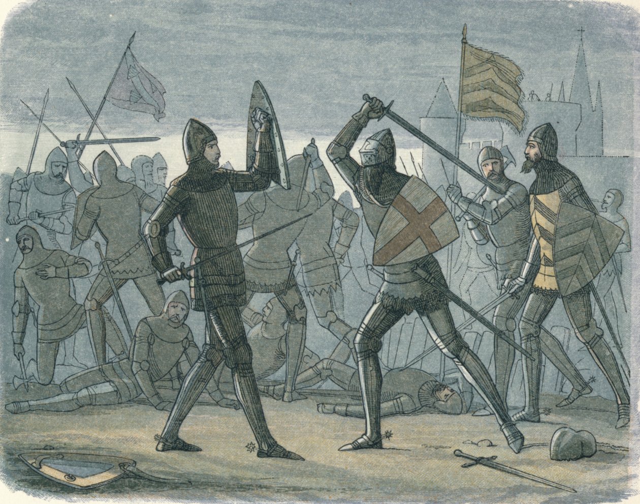 Die Entlastung von Calais, 1864 von James William Edmund Doyle