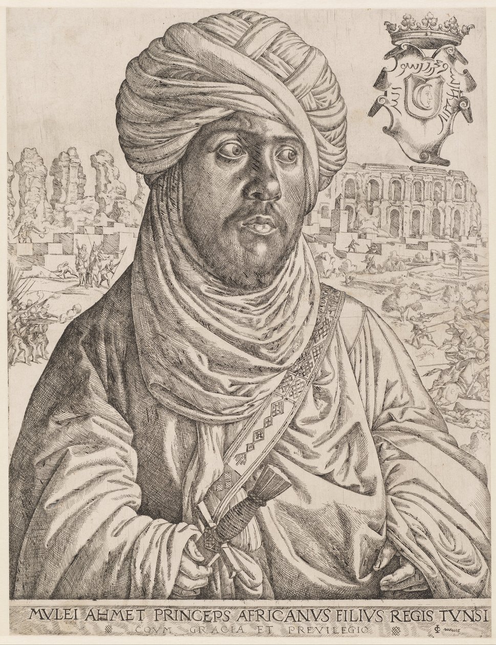 Porträt von Mulay Ahmad von Jan Cornelisz Vermeyen