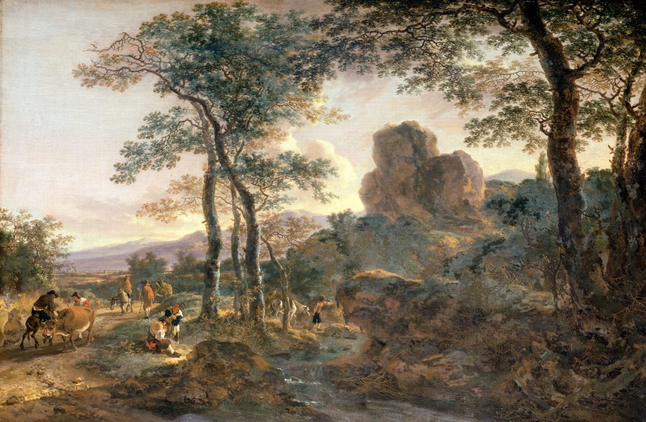 Ein Bergpfad von Jan Dirksz Both