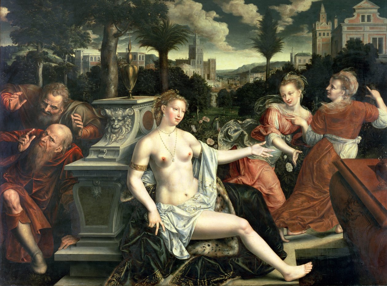 Susanna und die Ältesten, 1567 von Jan Massys or Metsys