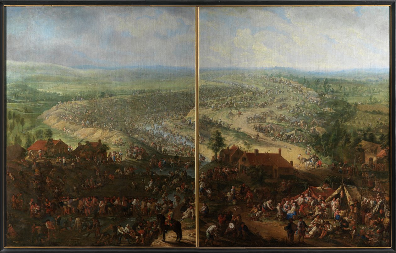 Ausgrabung des Gent-Kanals von Jan Anton Garemyn