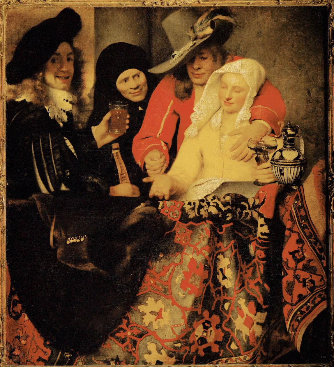 Bei der Kupplerin von Jan (1632-75) Vermeer