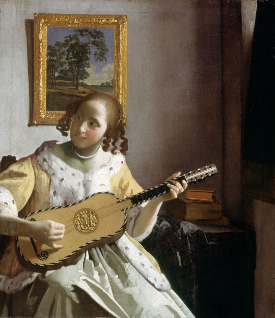 Die Gitarrenspielerin von Jan Vermeer van Delft