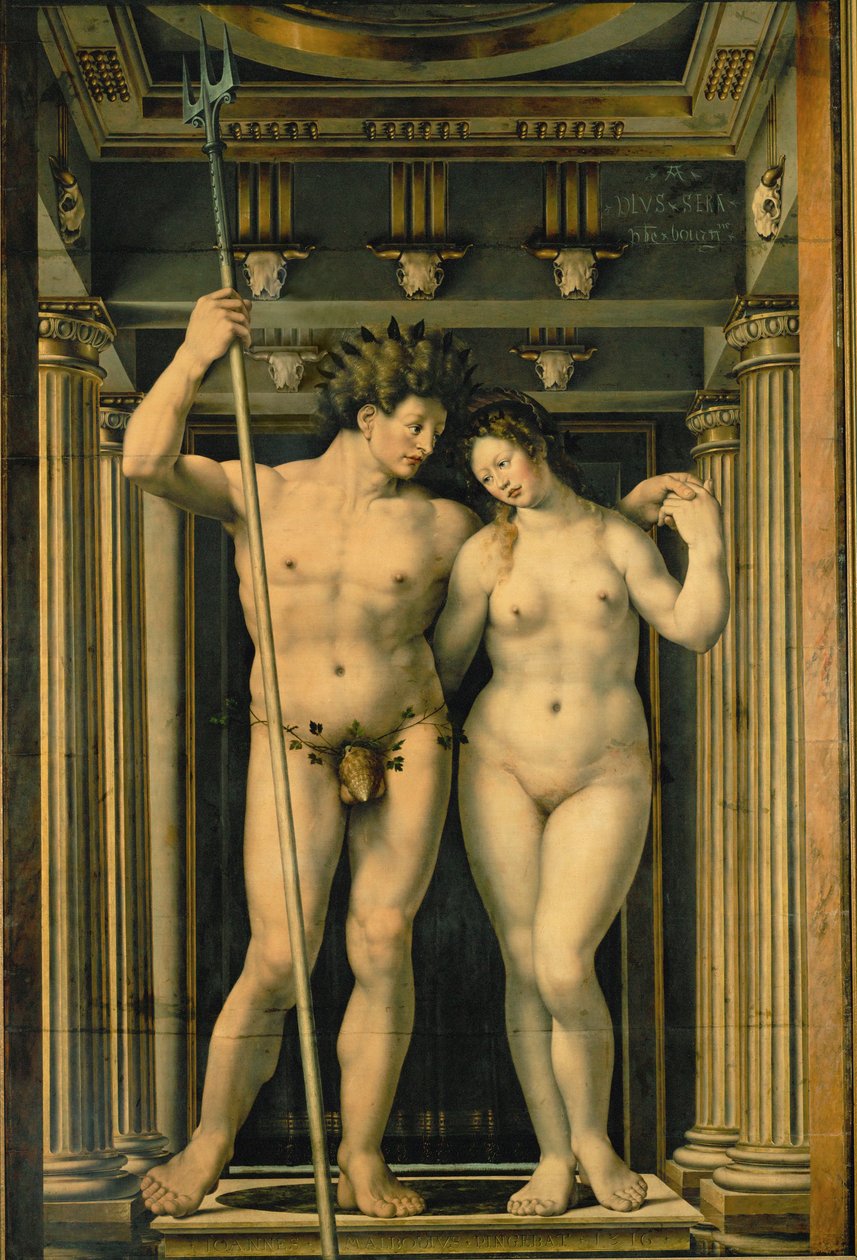 Neptun und Amphitrite von Jan (c.1472-c.1533) Gossaert