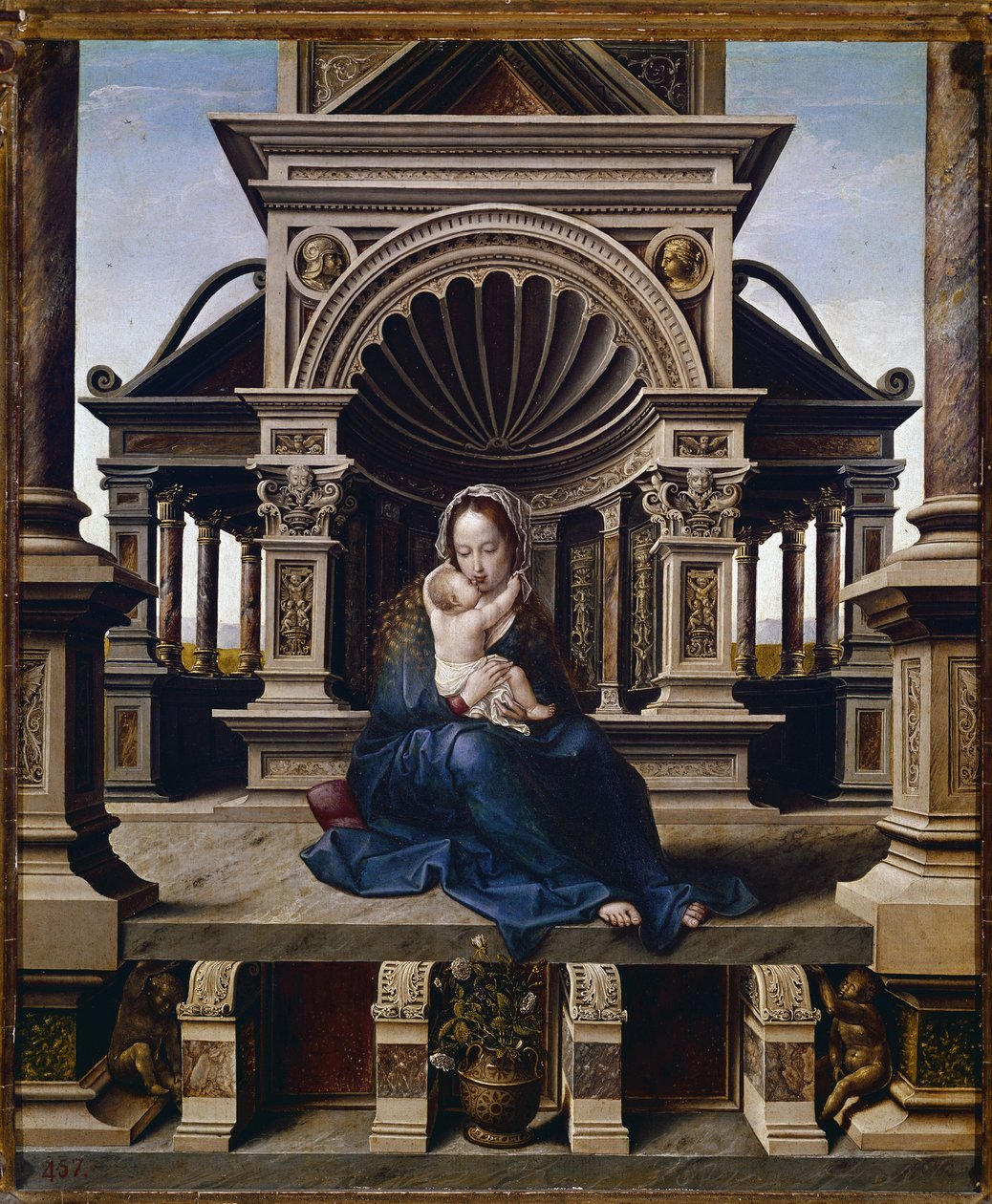 Die Jungfrau von Louvain (c.1520) von Jan (c.1472 c.1533) Gossaert