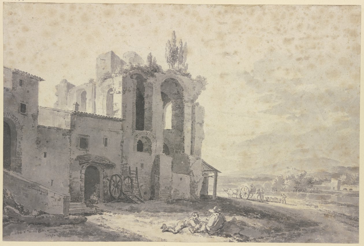 Römische Ruinen von Jan Asselijn