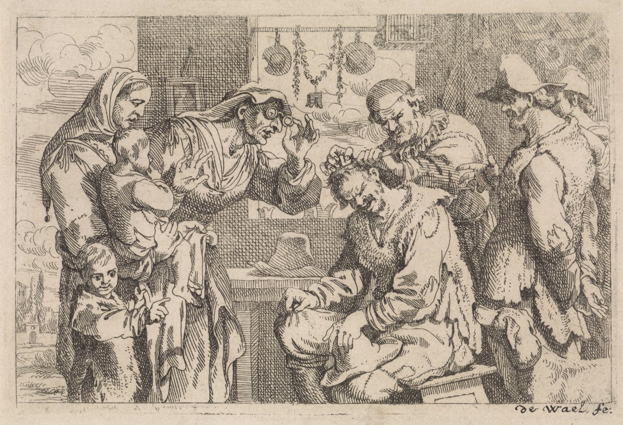 Der Dorfschirrurg von Jan Baptist de Wael