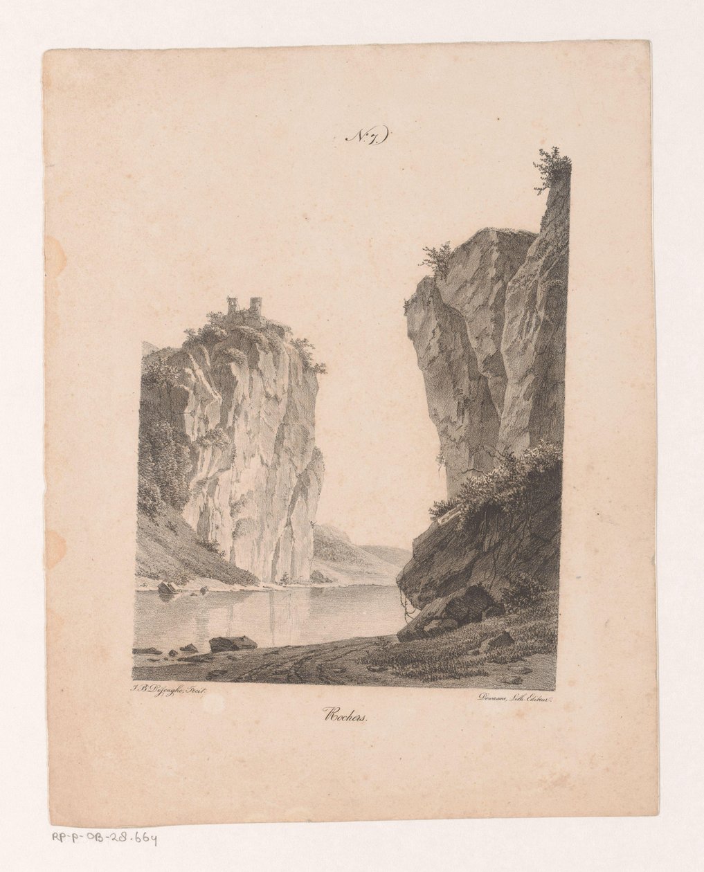 Felsen am Wasser (Principes de paysages dessinés d