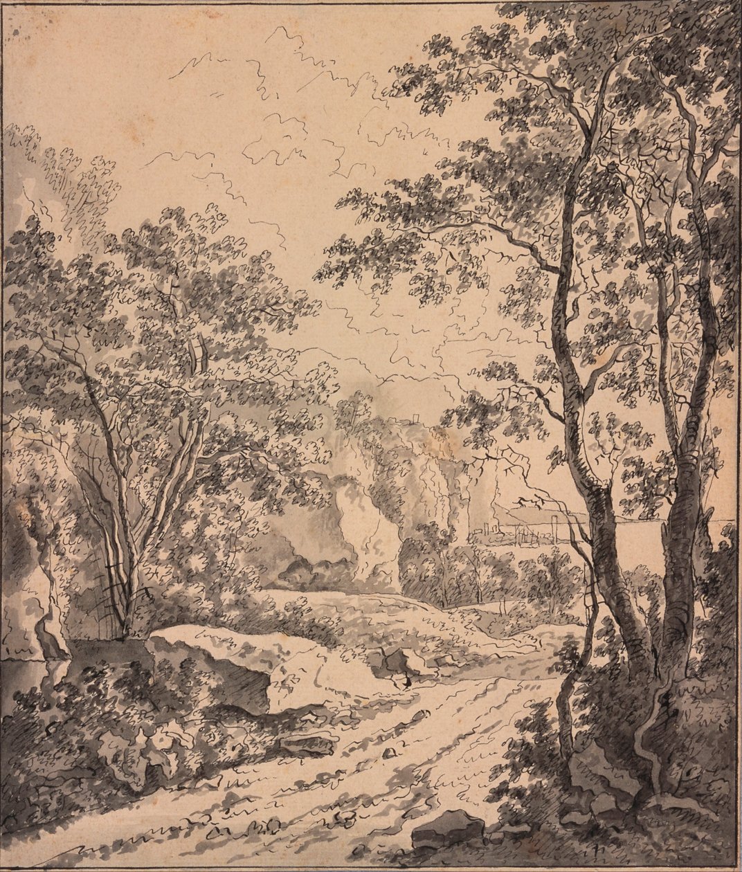 Italienische Landschaft, zwischen Ancona und Sinigaglia von Jan Both