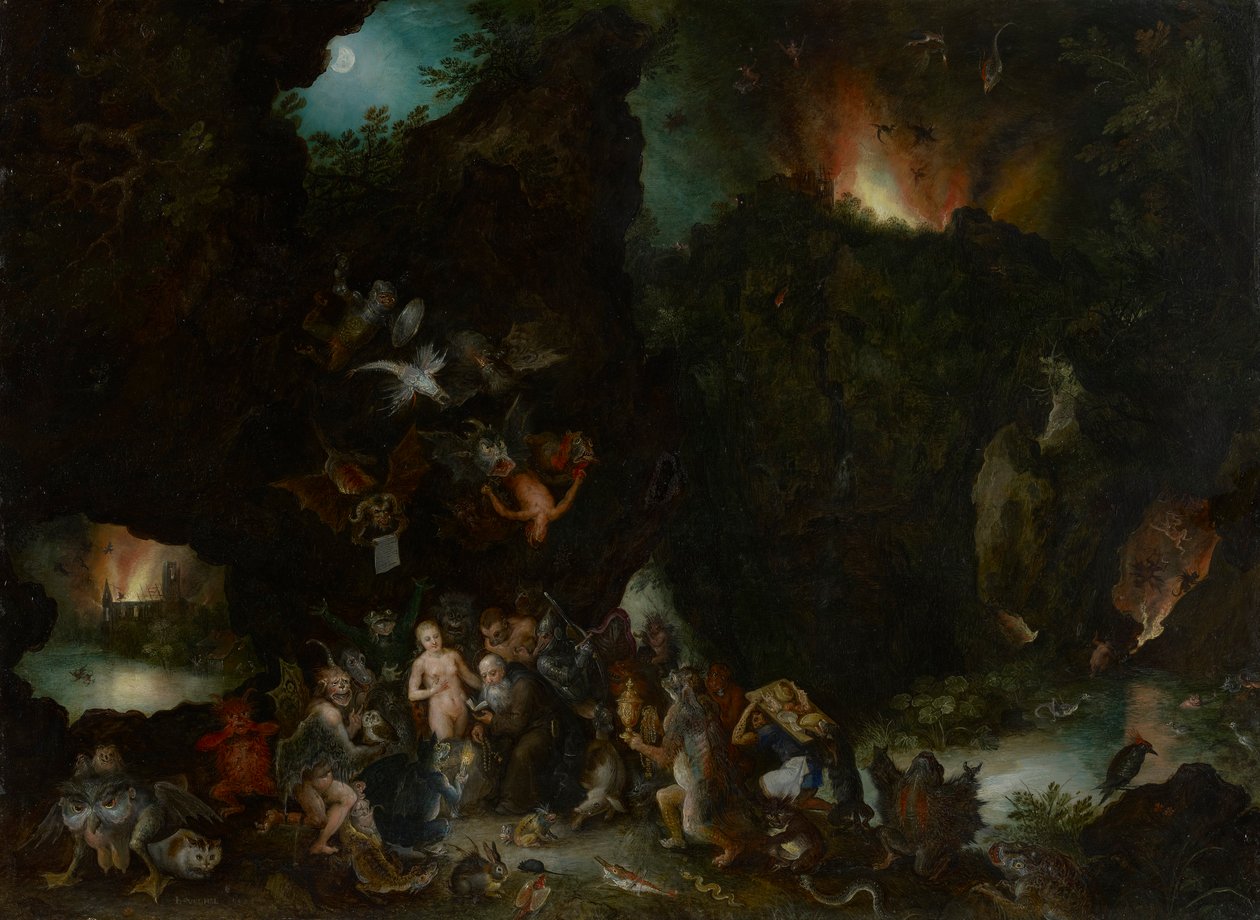 Die Versuchung des heiligen Antonius von Jan Brueghel the Elder