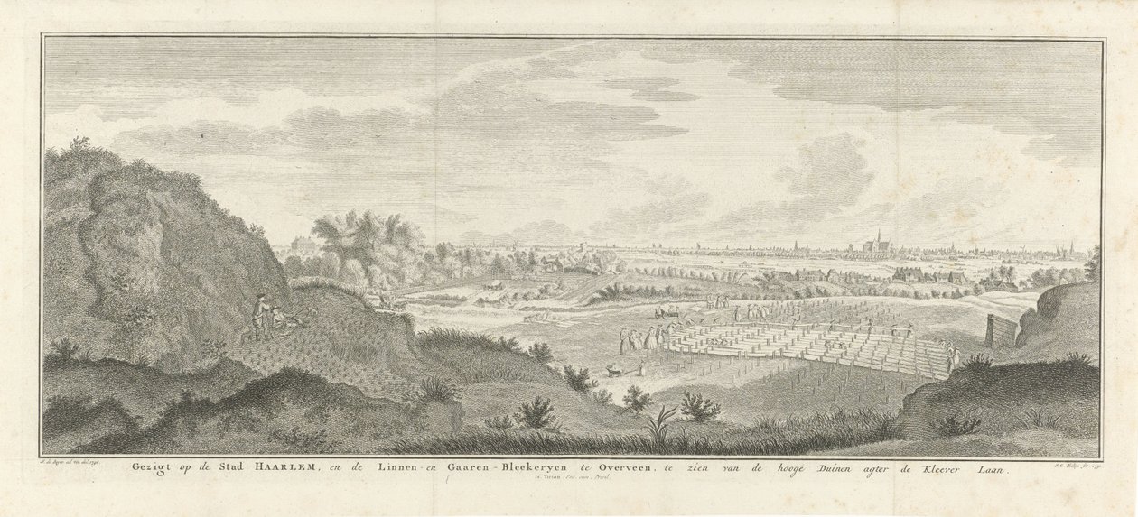 Ansicht von Haarlem und Overveen von Jan Caspar Philips