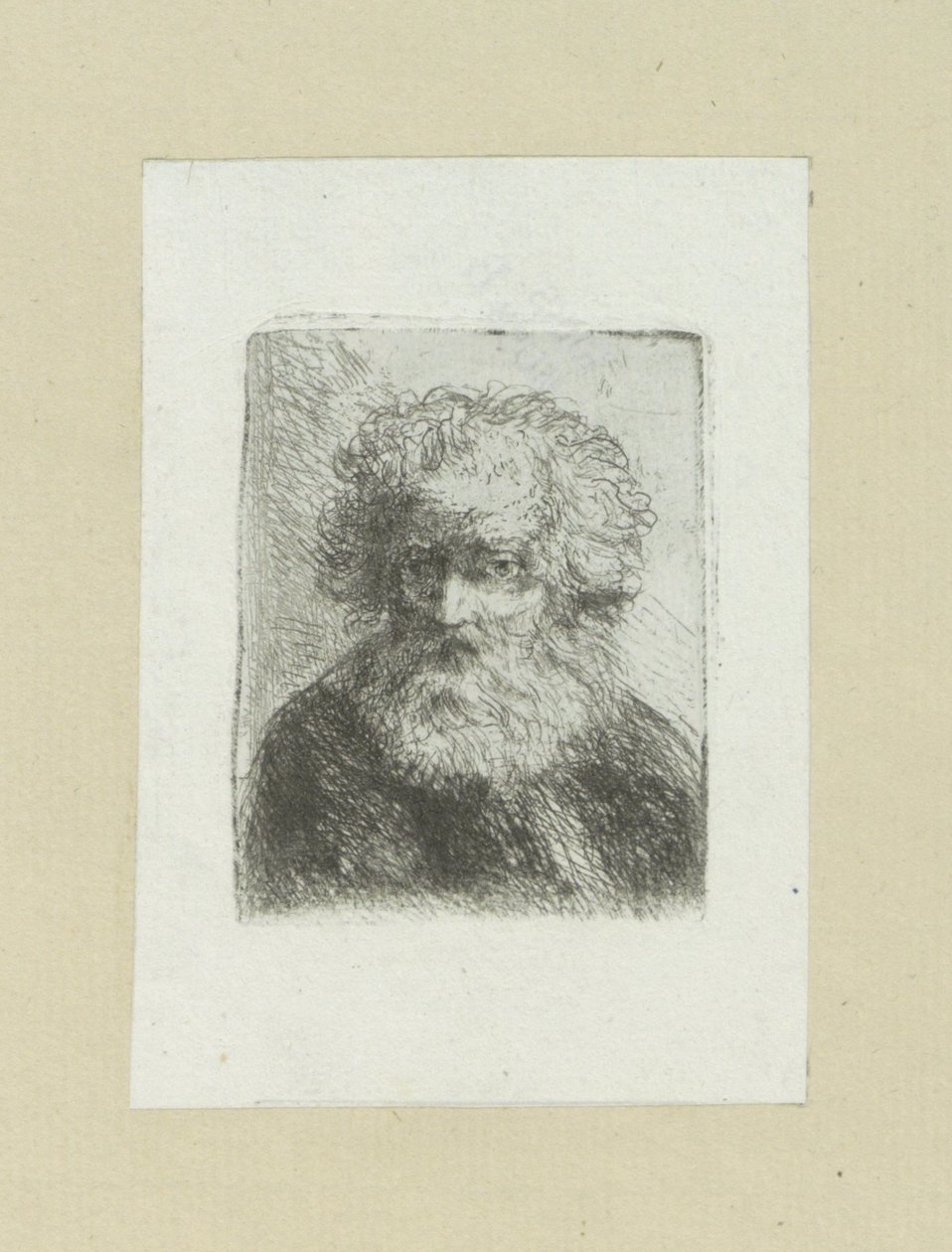 Bärtiger alter Mann von Jan Chalon