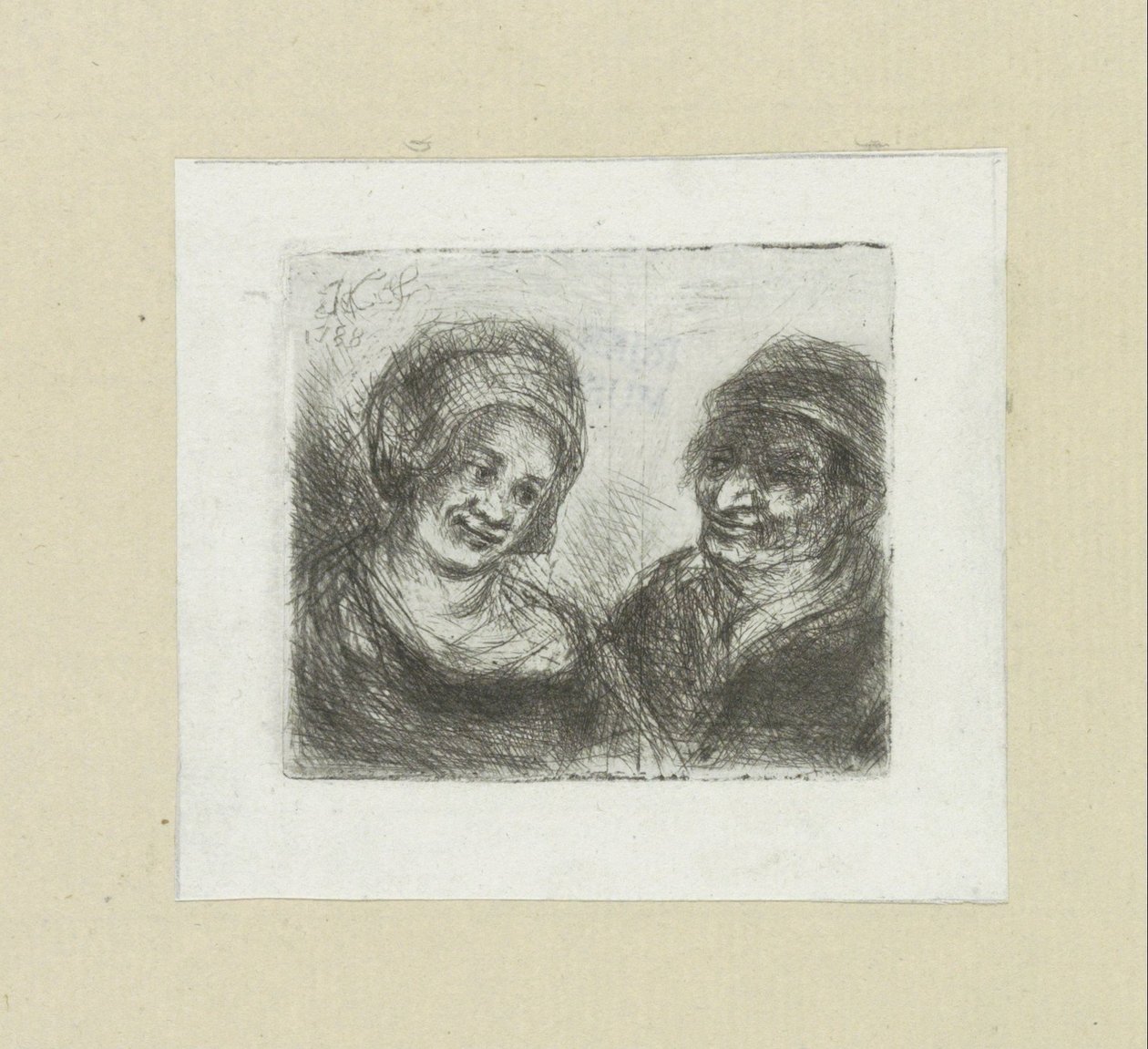 Bauer und Bäuerin von Jan Chalon