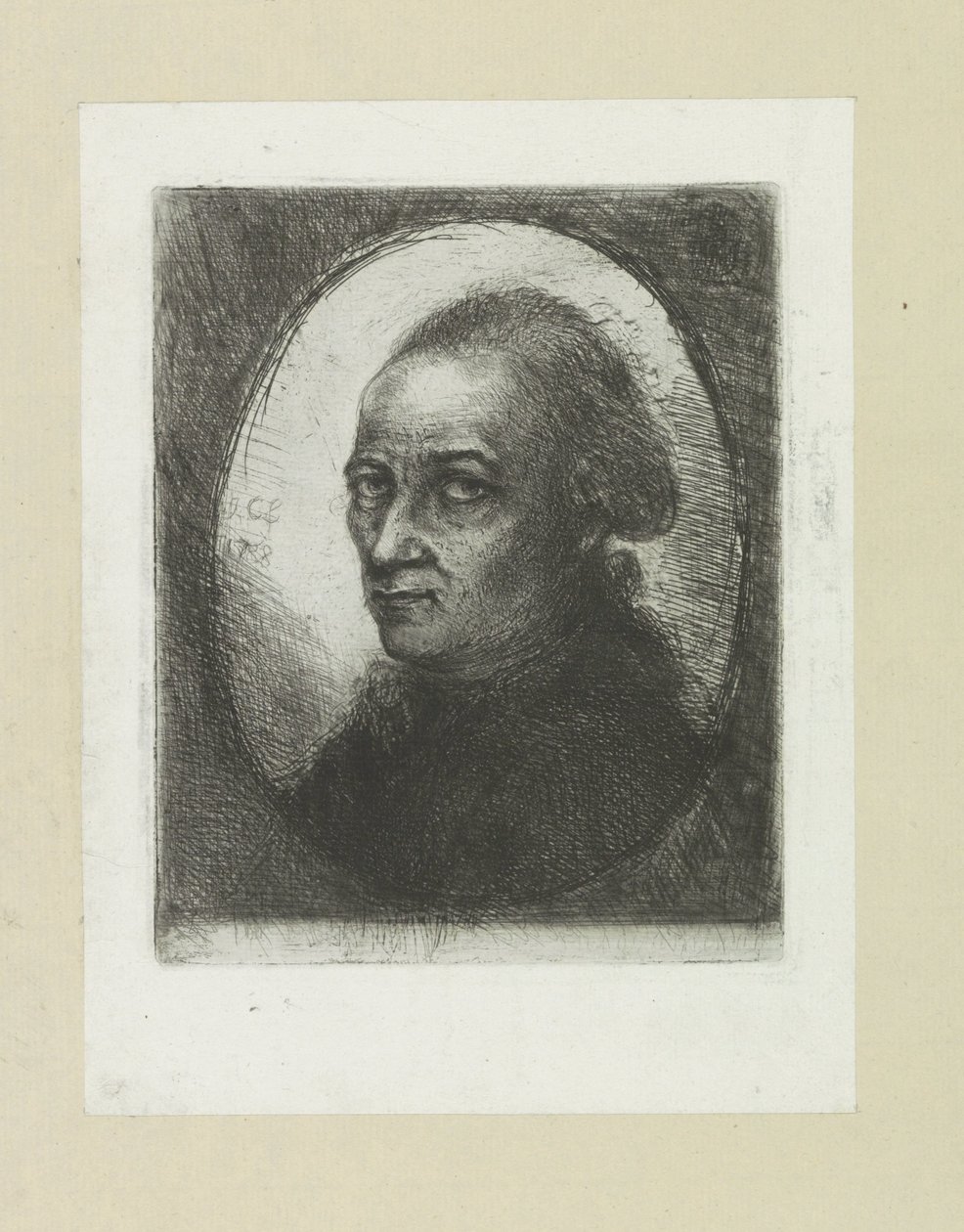 Selbstporträt von Jan Chalon von Jan Chalon