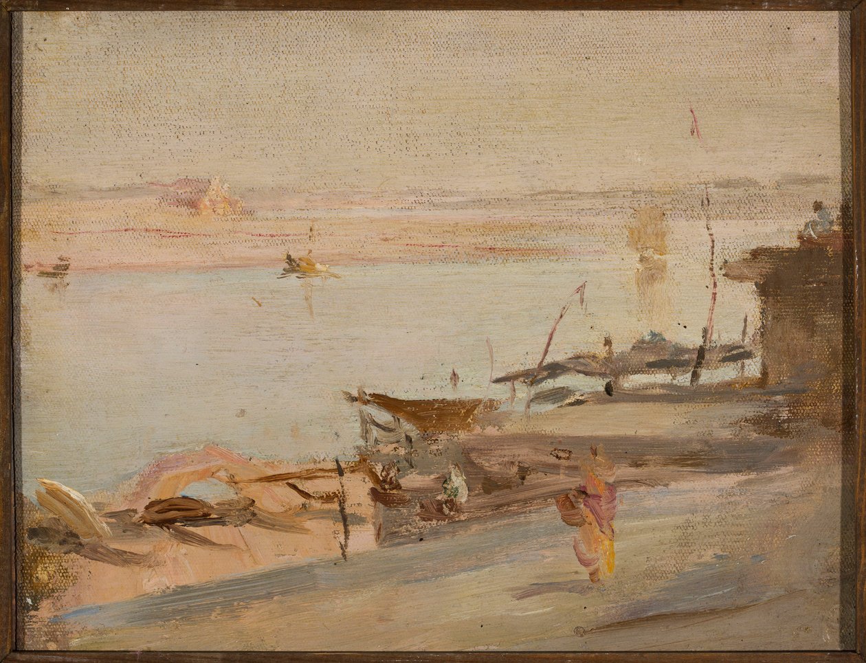 Benares, Ganges. Aus einer Reise nach Indien von Jan Ciągliński