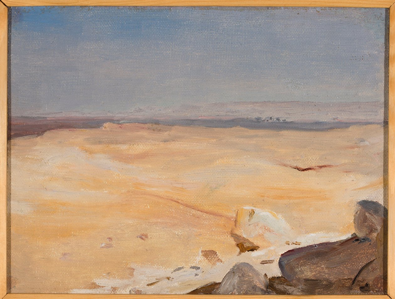 Wüstenmotiv. Aus einer Reise nach Ägypten von Jan Ciągliński