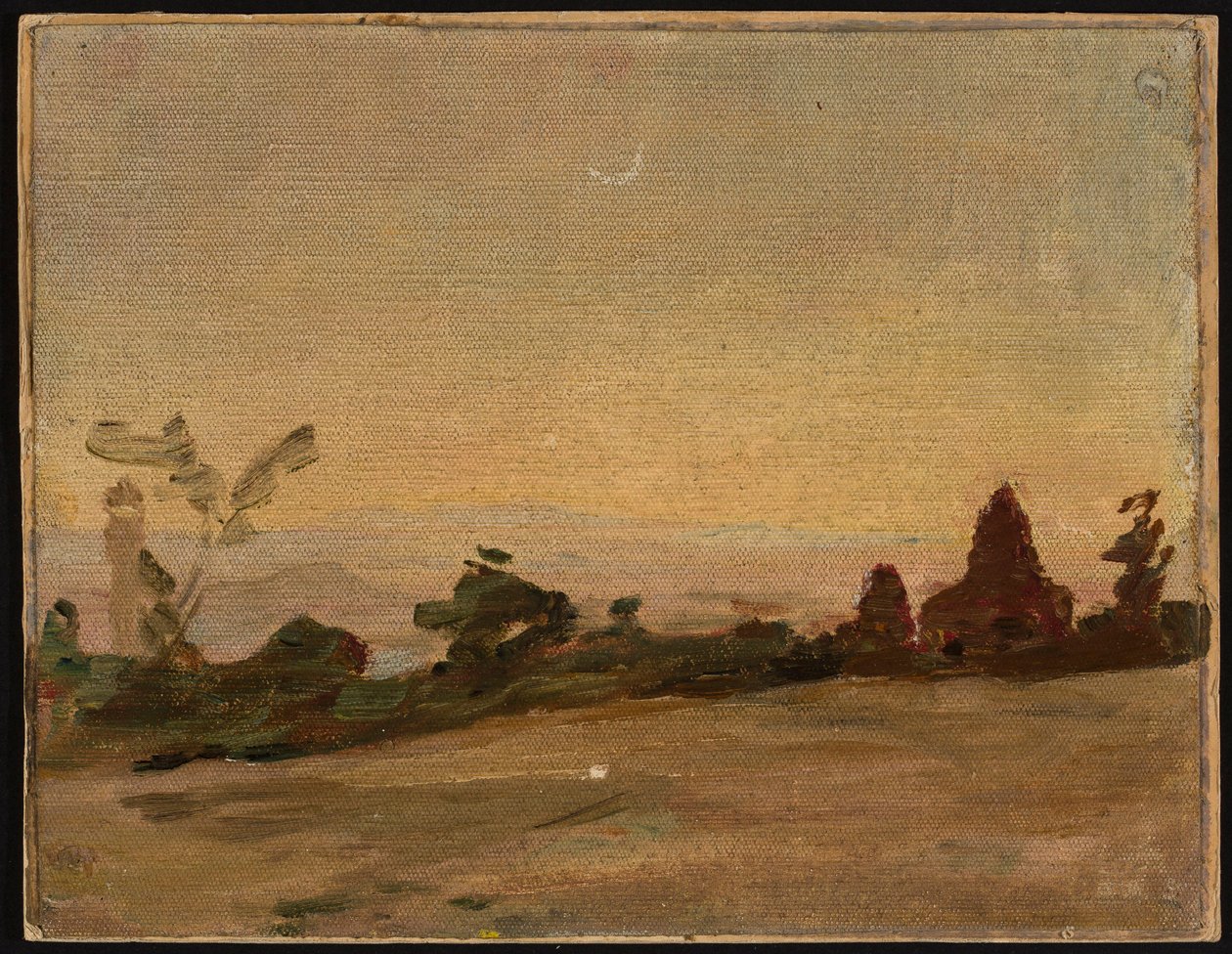 Indische Szene bei Mondschein. Aus einer Reise nach Indien von Jan Ciągliński