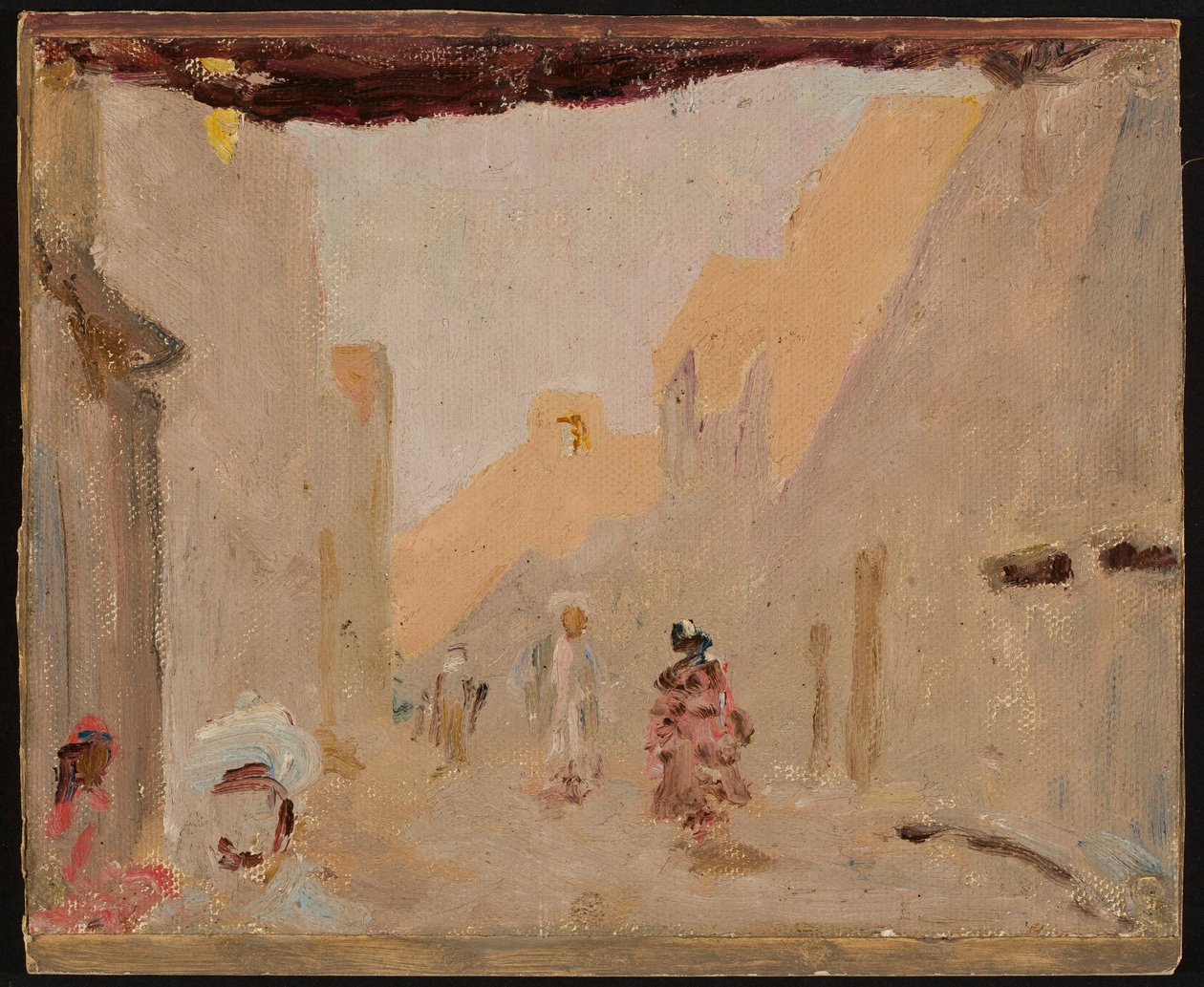 Altes Taschkent am Abend. Aus der Reise nach Turkestan von Jan Ciągliński