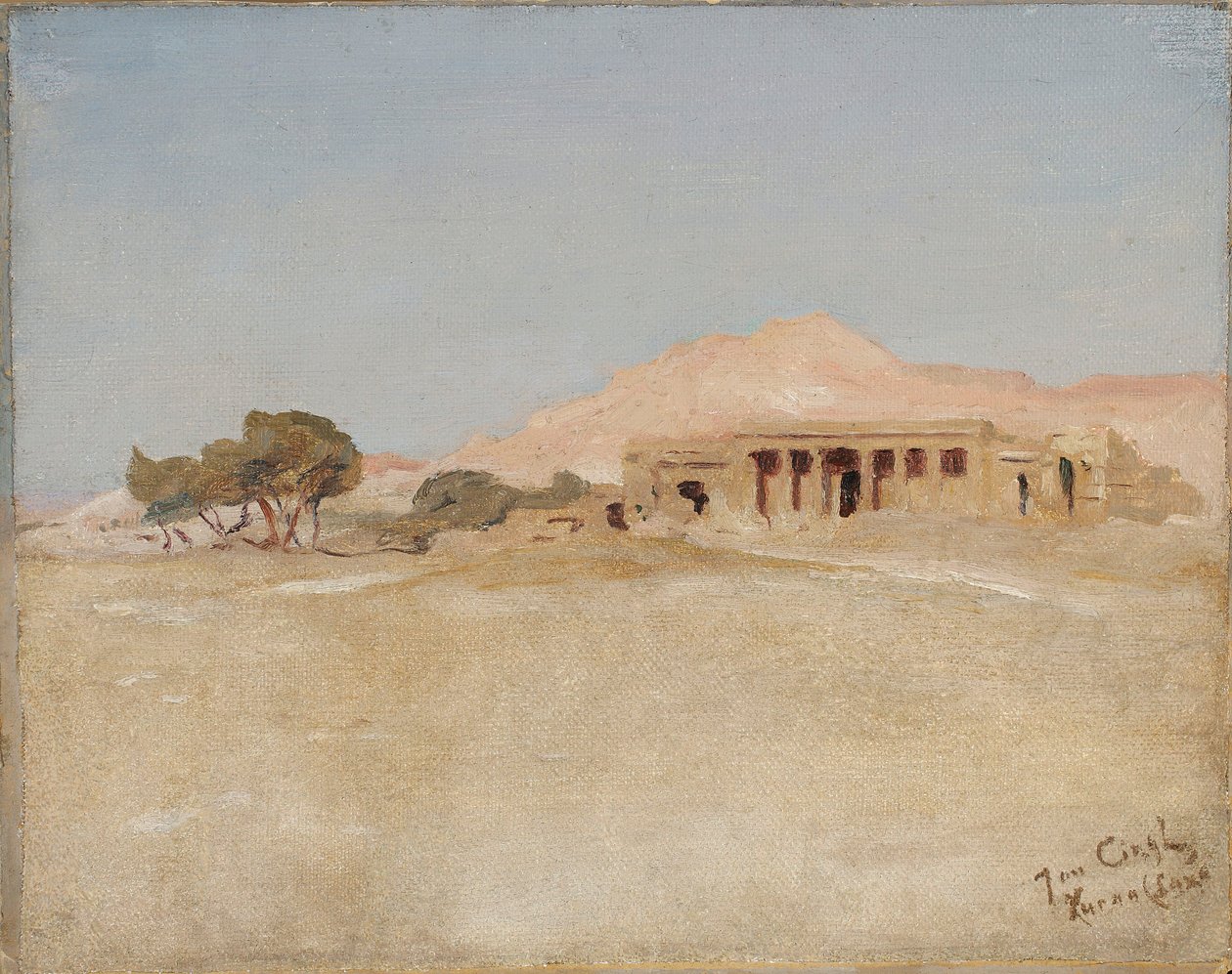 Tempel von Karnak - Luxor. Aus der Reise nach Ägypten von Jan Ciągliński