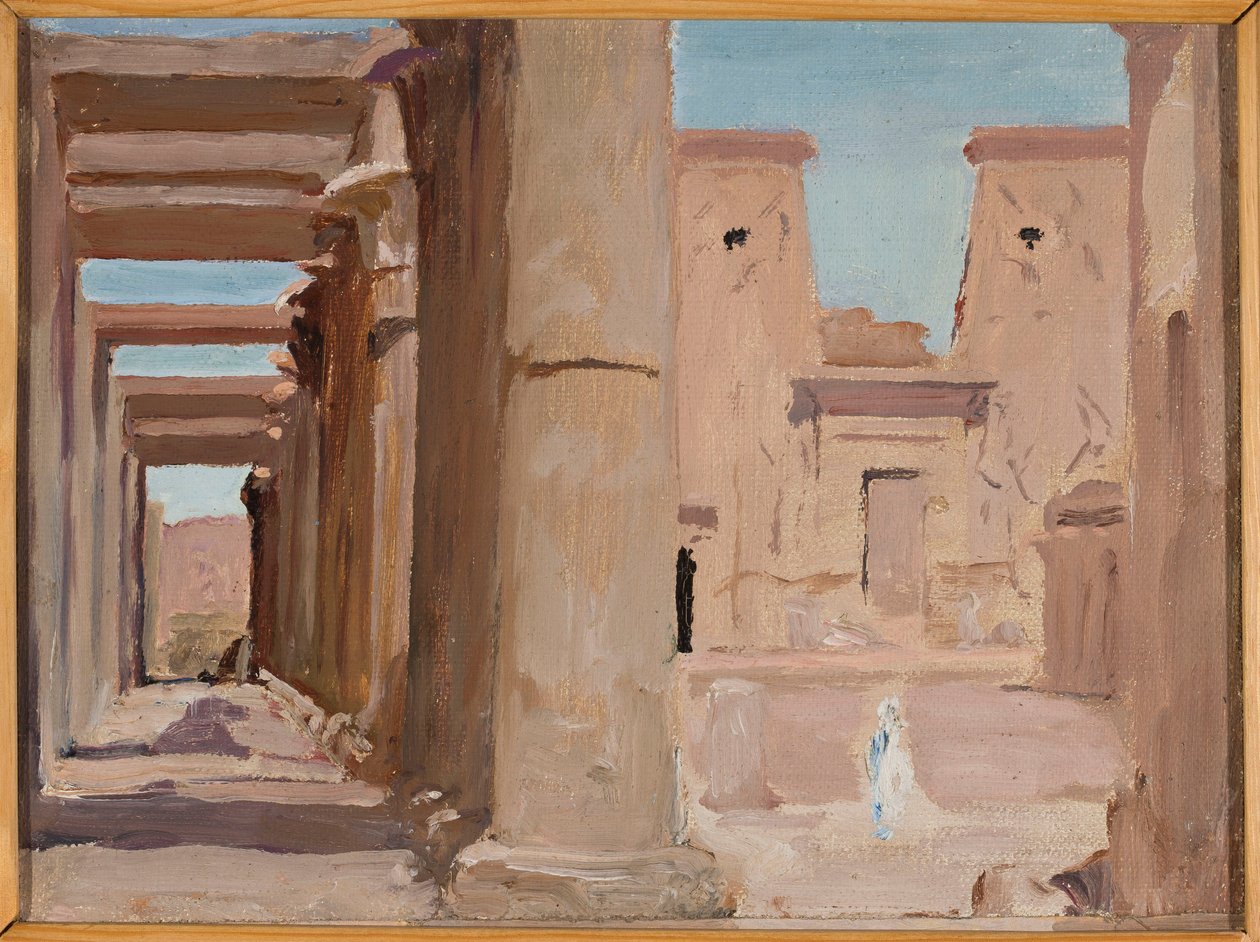 Tempel. Aus der Reise nach Ägypten von Jan Ciągliński