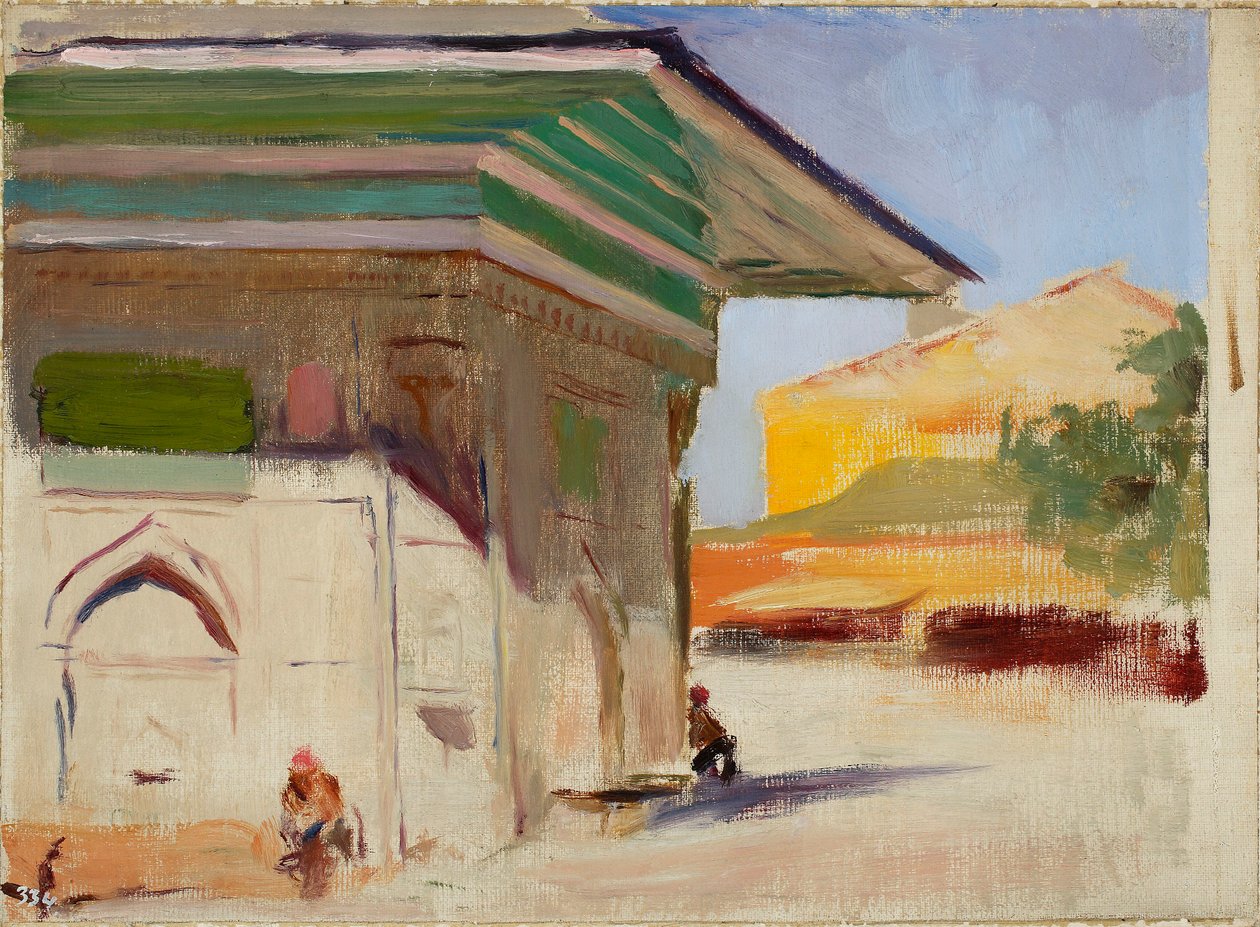 Straße einer südlichen Stadt. Aus der Reise nach Konstantinopel von Jan Ciągliński