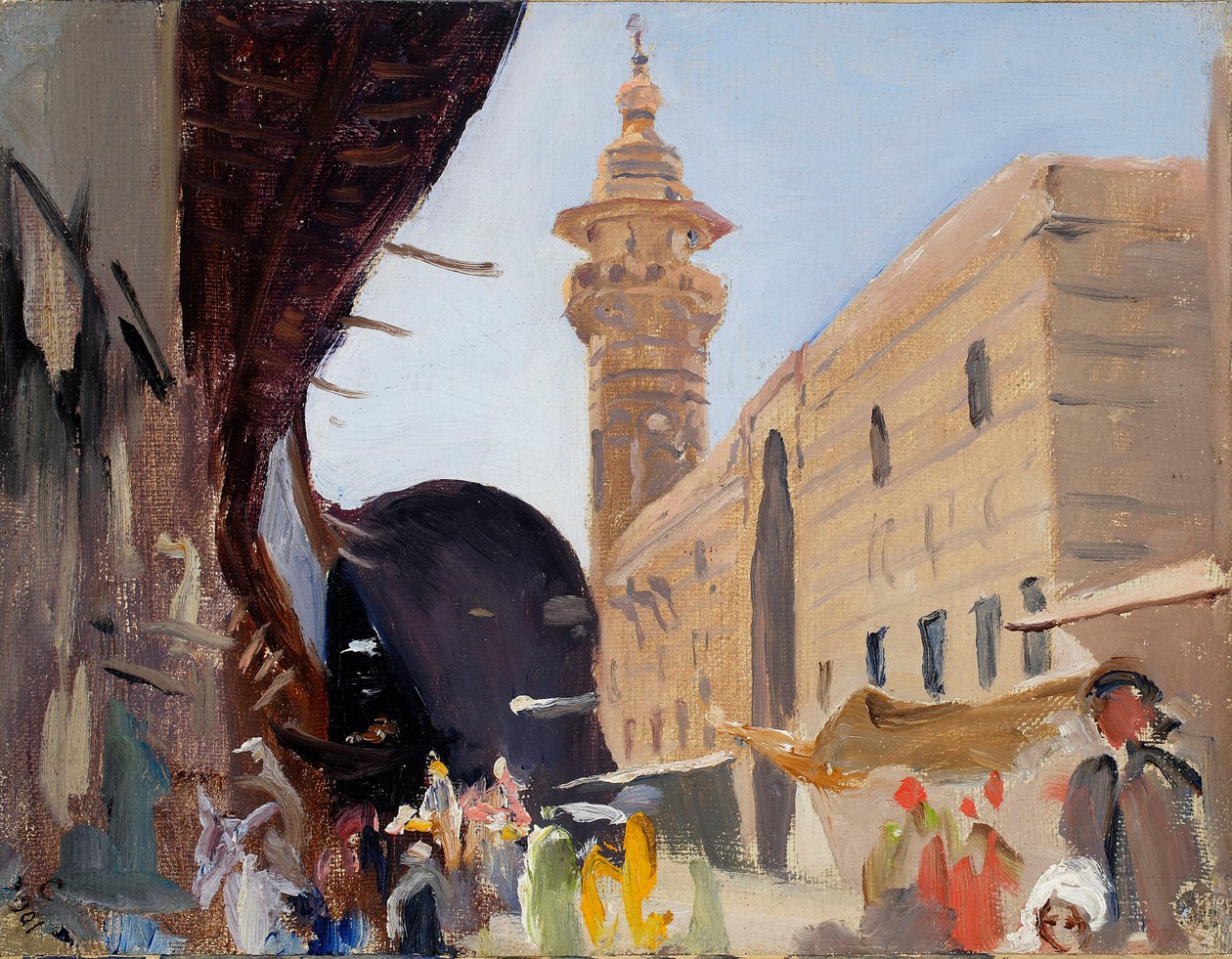 Eingang zum Basar in Damaskus. Aus der Reise nach Palästina von Jan Ciągliński
