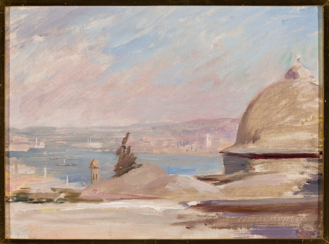 Hafenansicht. Aus der Reise nach Konstantinopel von Jan Ciągliński