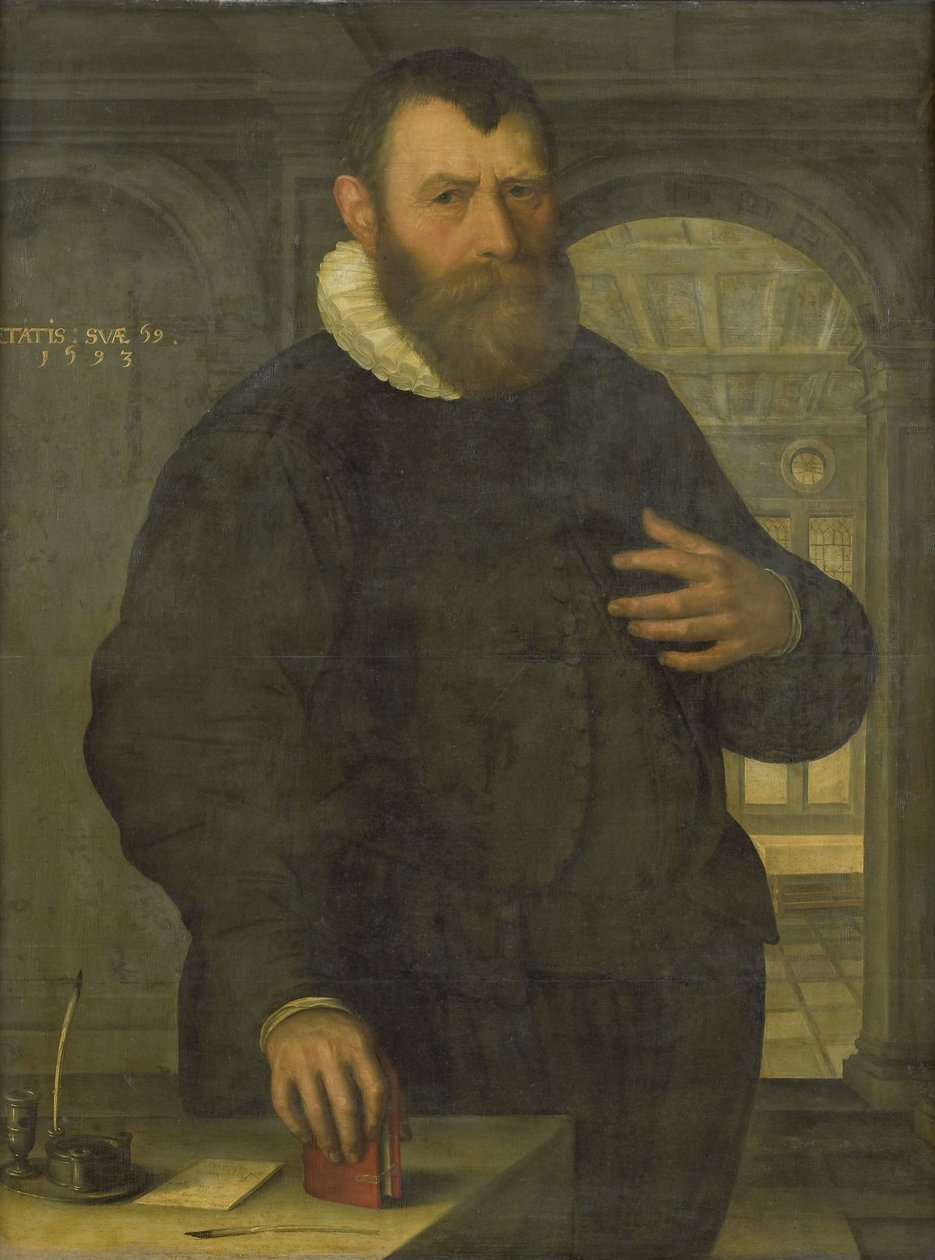 Porträt von Bartholomeus van der Wiere von Jan Claesz