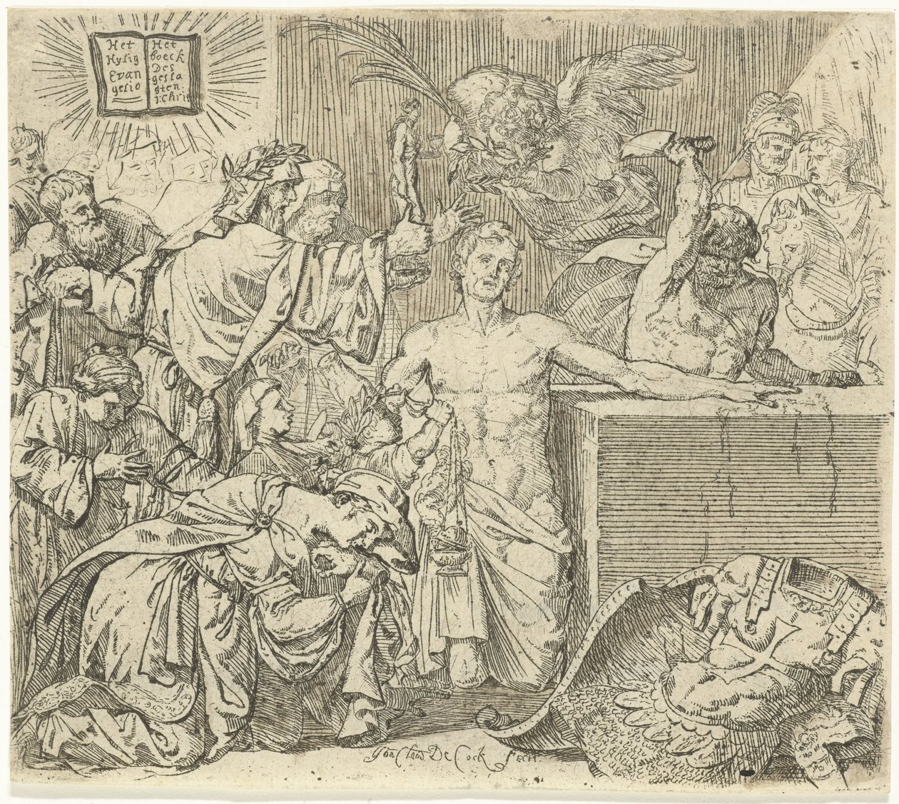Martyrium des heiligen Quirinus von Neuss von Jan Claudius de Cock