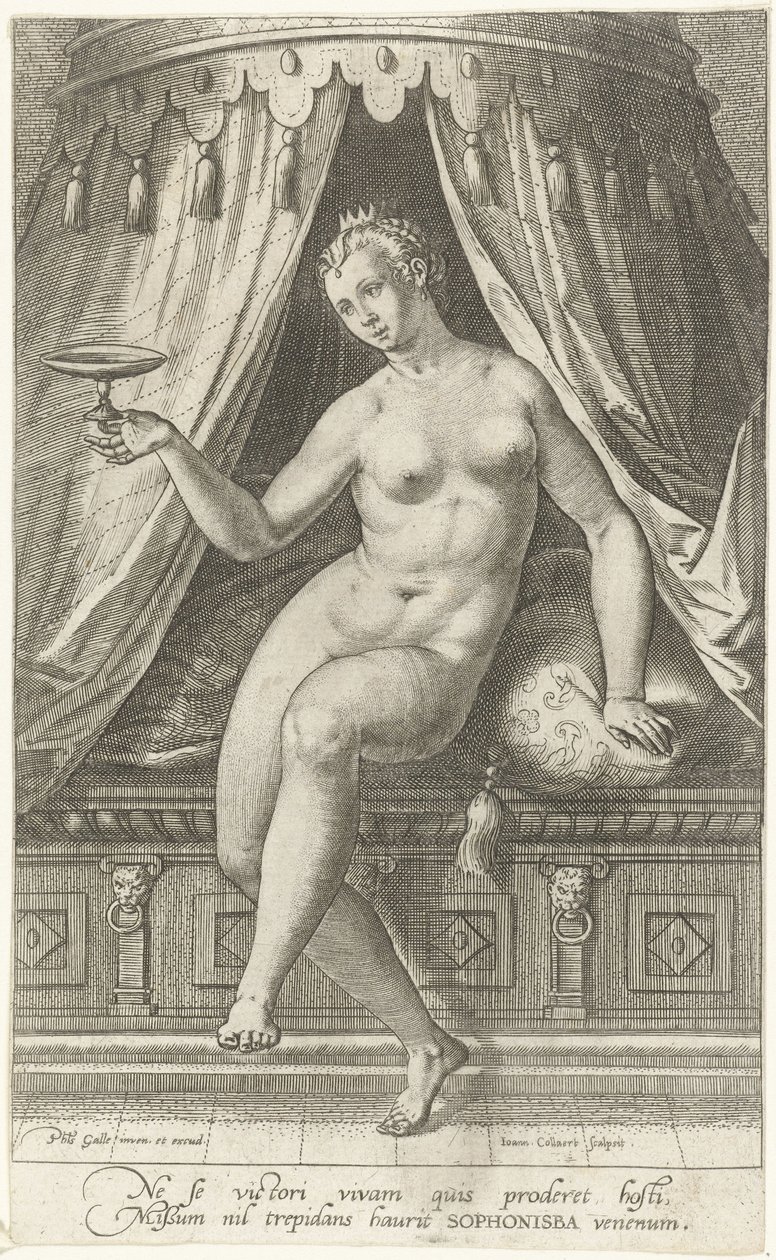 Tod von Sophonisba von Jan Collaert (II)