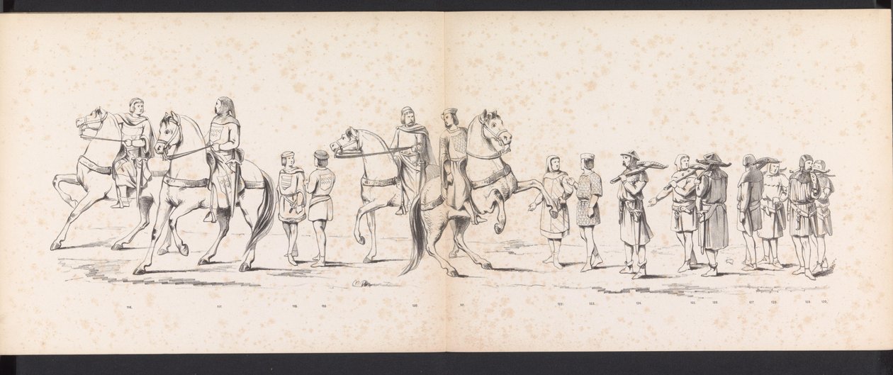 Maskerade der Leidener Studenten, 1865 (Platte 10) von Jan Daniël Cornelis Carel Willem baron de Constant Rebecque