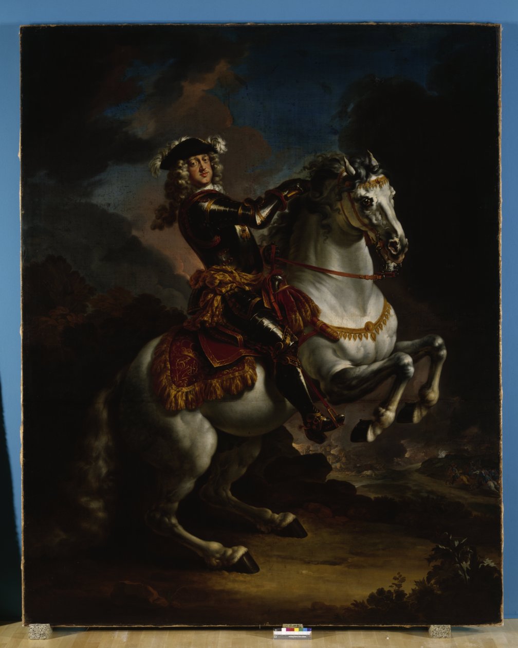 Kurfürst Johann Wilhelm von Pfalz-Neuburg zu Pferd von Jan Frans van Douven