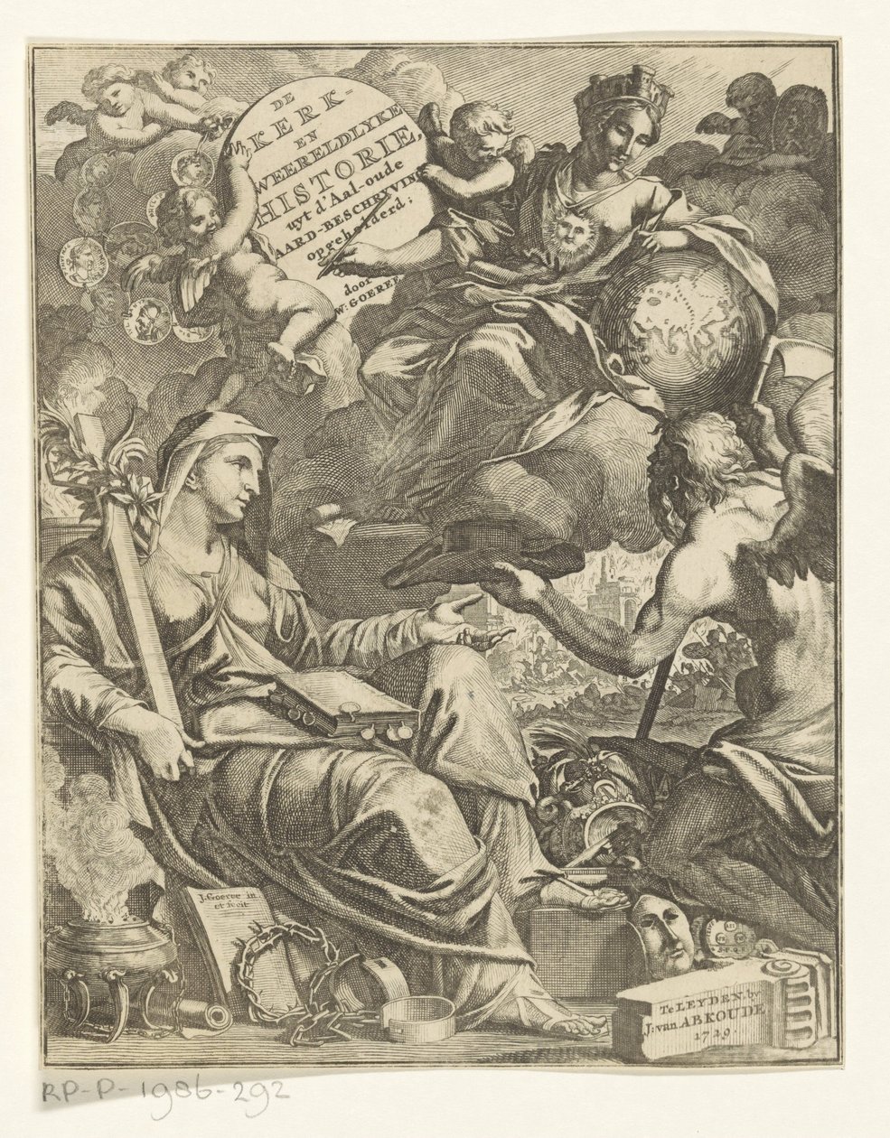 Allegorie auf die Kirchen- und Weltgeschichte (De kerk- en weereldlyke historie, uyt d